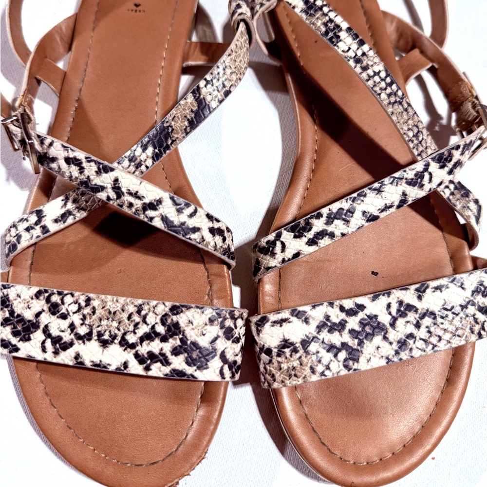 Snake‎ Print Sandals Vegan by #Call #It #Spring #Size-9